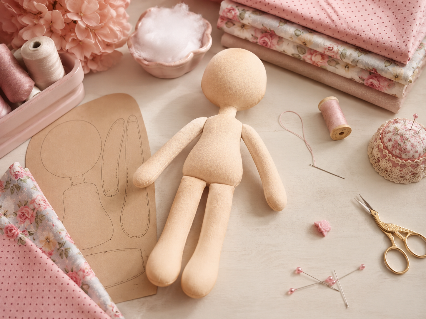 Boneca Porta Chá · corpo